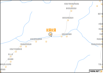 map of Kaka