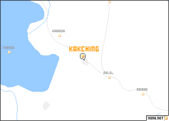 map of Kakching