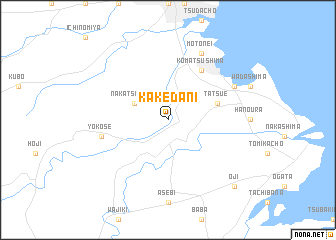 map of Kakedani