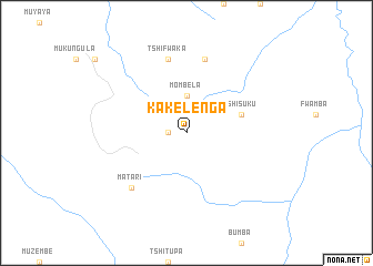 map of Kakelenga