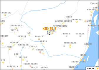 map of Kakélé