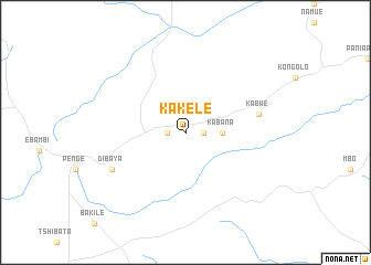 map of Kakele