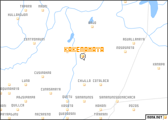 map of Kakenamaya