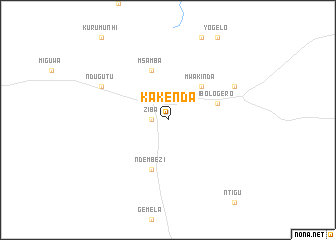 map of Kakenda