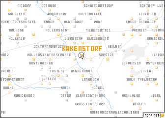 map of Kakenstorf