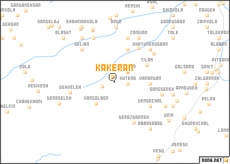 map of Kākerān
