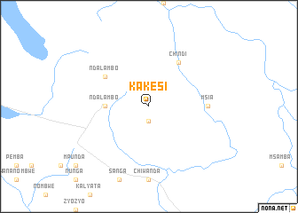 map of Kakesi