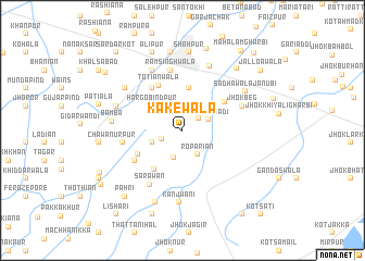 map of Kākewāla