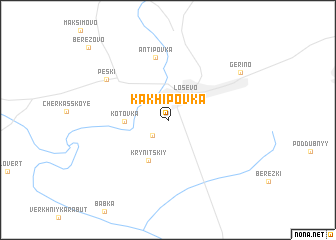 map of Kakhipovka