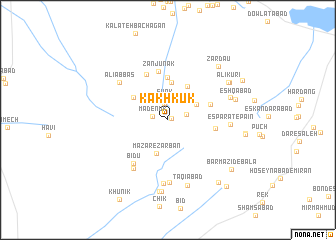 map of Kākhkūk