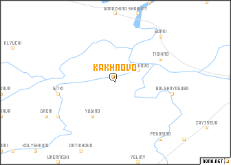 map of Kakhnovo