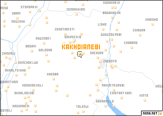 map of Kakhoianebi