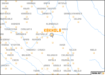 map of Kakhola