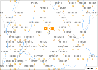 map of Kakia