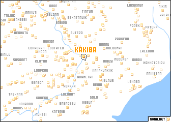 map of Kakiba