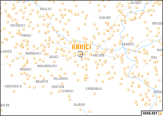 map of Kakići