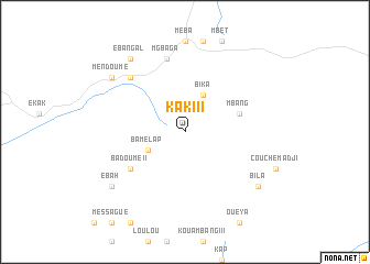 map of Kak III