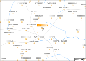 map of Kakika