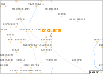 map of Kakilmari