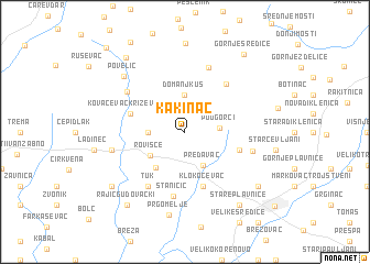 map of Kakinac