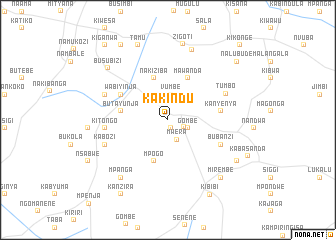 map of Kakindu