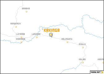 map of Kakinga