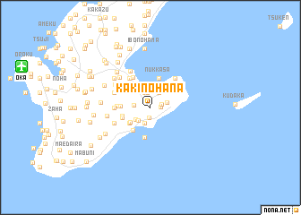 map of Kakinohana
