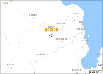 map of Kakira