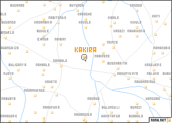 map of Kakira