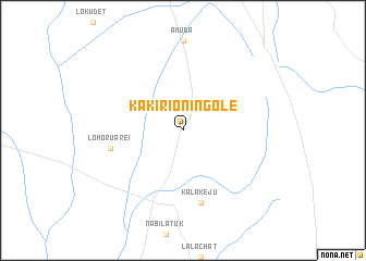 map of Kakirioningole