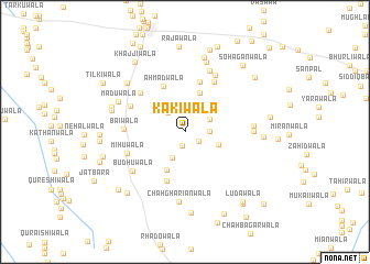 map of Kakiwāla