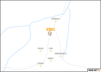 map of Kaki