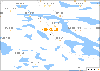 map of Kakkola