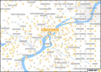 map of Kakkŭm-ni