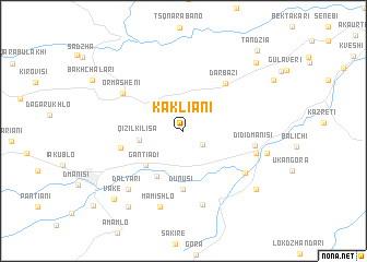 map of Kakliani