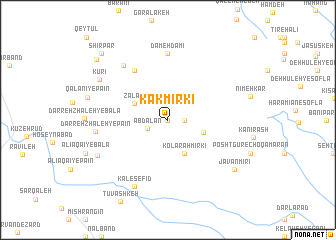 map of Kāk Mīrkī