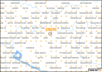 map of Kākni