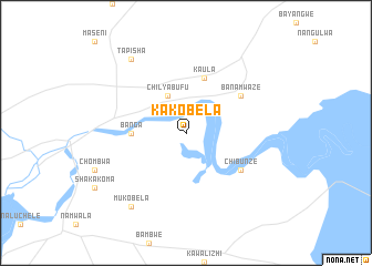 map of Kakobela