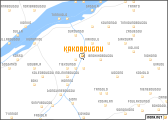 map of Kakobougou