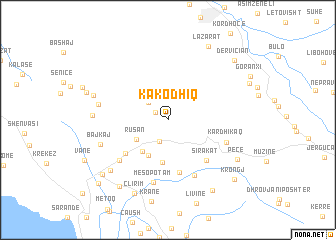 map of Kakodhiq