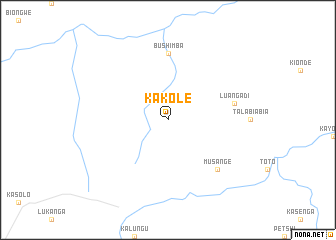 map of Kakole