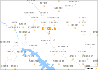 map of Kakole