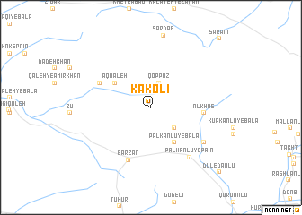 map of Kākolī