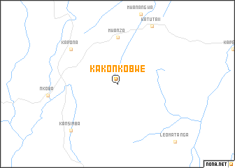 map of Kakonkobwe