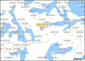 map of Kakopa