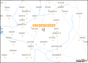 map of Kakorokoron