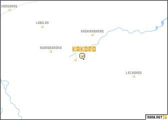 map of Kakoro