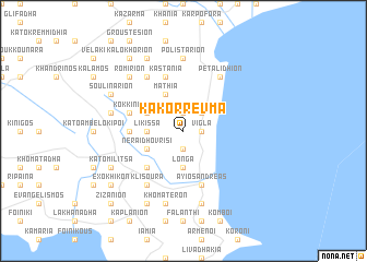 map of Kakórrevma