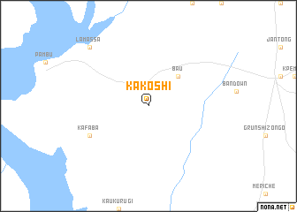 map of Kakoshi