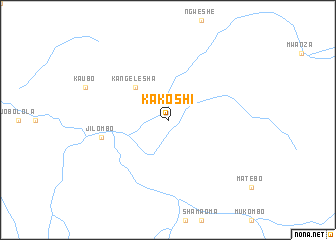 map of Kakoshi